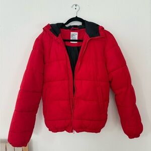 H&M Red Puffer Jacket